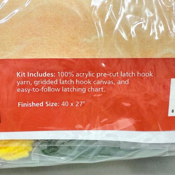 Craftways Santa Express Latch Hook Rug Kit 40"x27" Christmas Train Design - New - Picture 3 of 9